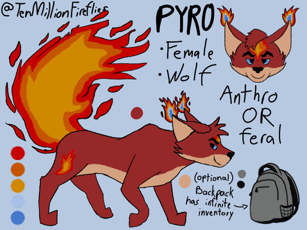 Character belongs to me, designed by WhiskersTheFox7 on Scratch