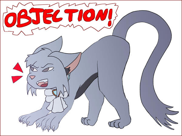 Character belongs to CAPCOM, cat design by Wild_Skye on Art Fight