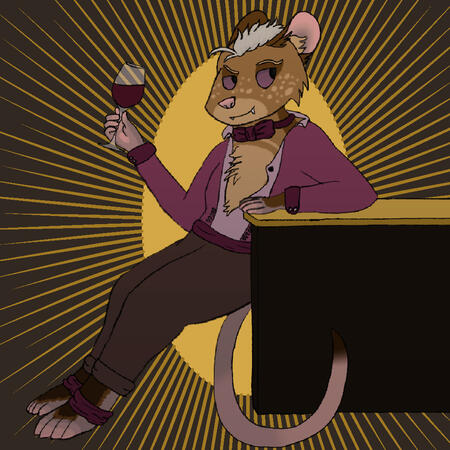 Character belongs to WhiskersTheFox7 on Scratch, designed by Fruitcubes on DA